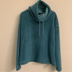 Champion Sherpa Mock Turtle Neck Hoodie